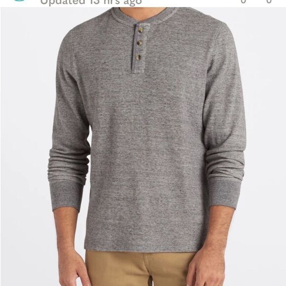 ALESBURY Riverdale Thermal Henley navy blue size small Stitch Fix NWT‎ - Picture 1 of 5